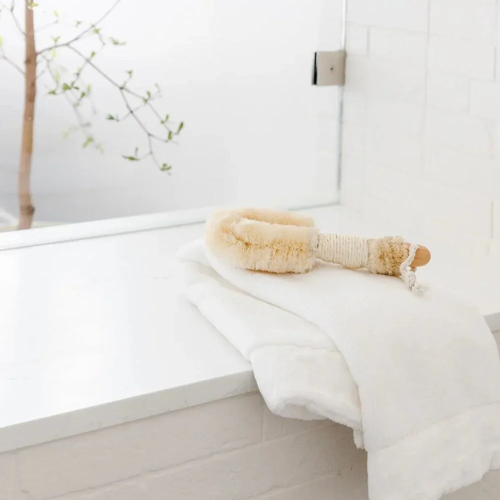 McGee & Co Istanbul White Hand Towel‎ - Turkish Cotton